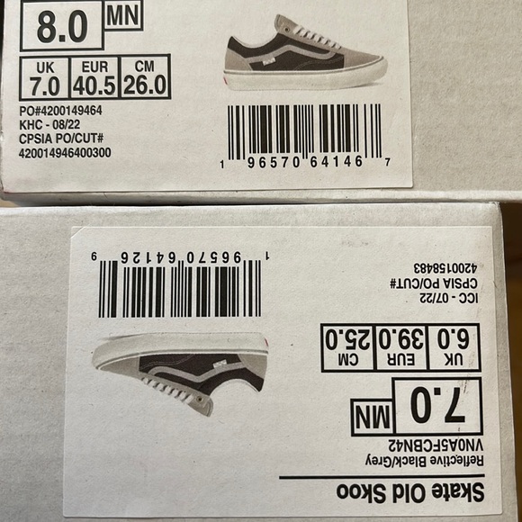 Vans Men’s Skate Old Skool 
Reflective Black/Grey
VN0A5FCBN42
Sneakers - Picture 15 of 16
